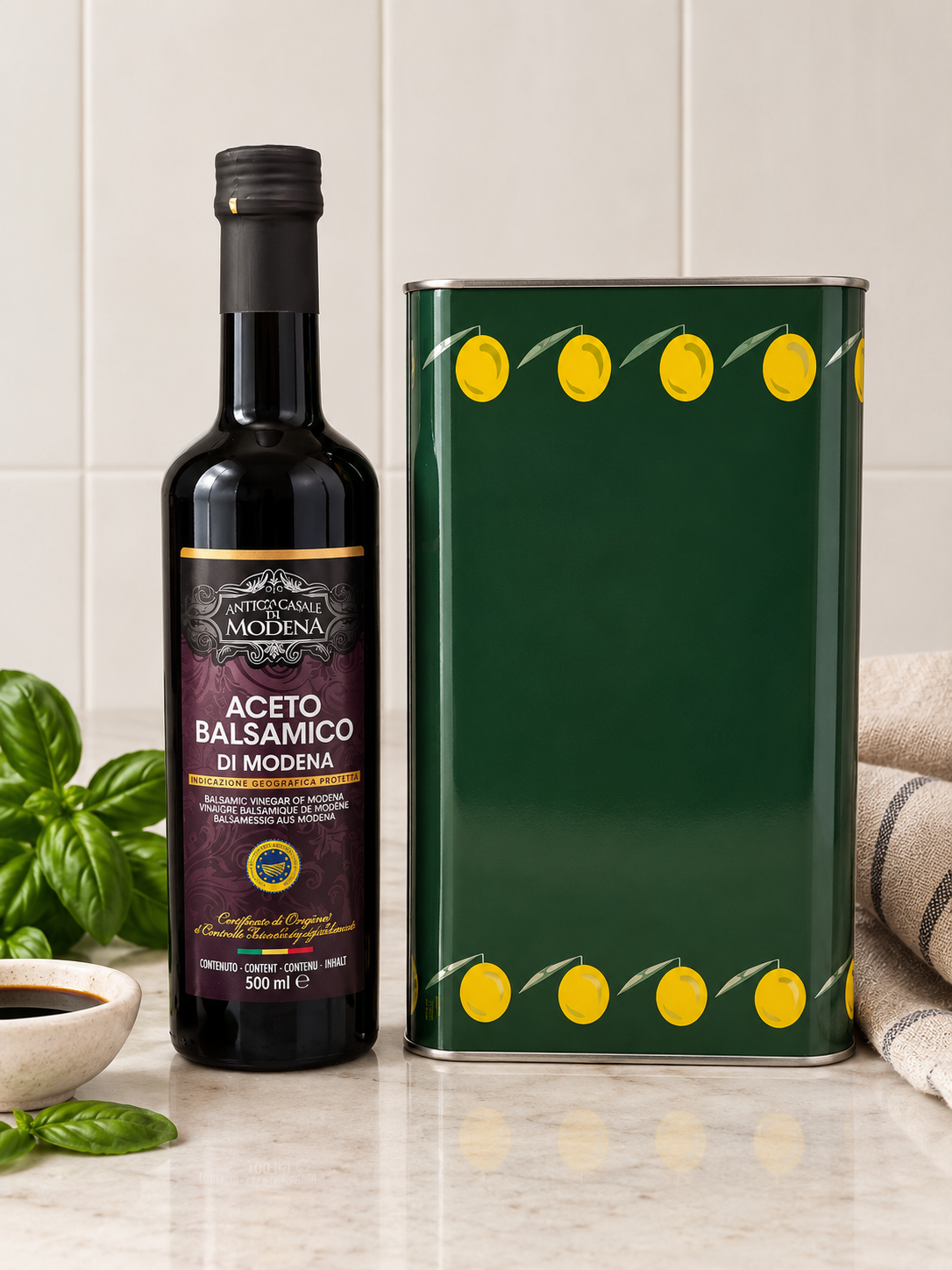 Extra Virgin Olive Oil & Balsamic Vinegar
